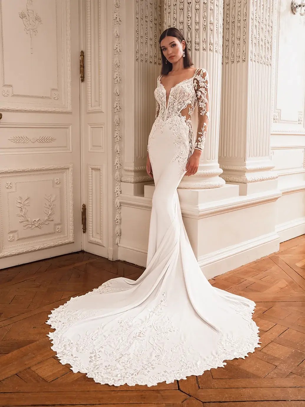 Embrace Timeless Elegance: The Rise of Long-Sleeved Wedding Dresses at Crystal Bridal Boutique Image