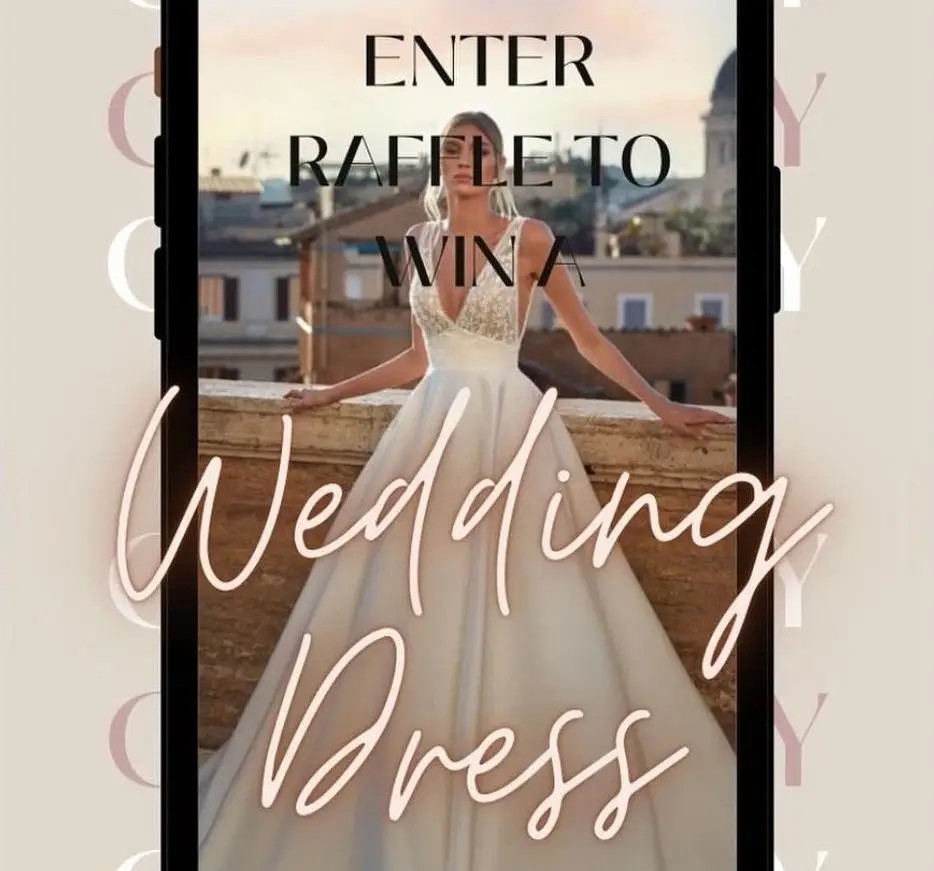 Enter Raffle to Win a Wedding Dress!