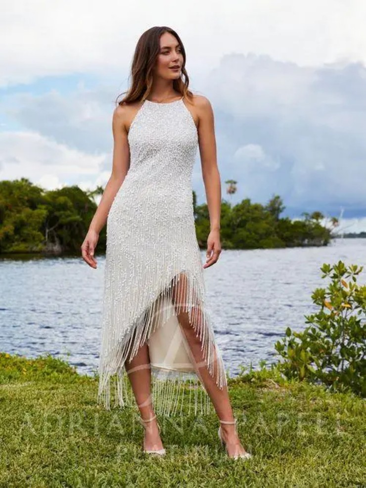 Adrianna Papell Platinum Crystal Bridal Boutique 40363 Crystal Bridal Boutique