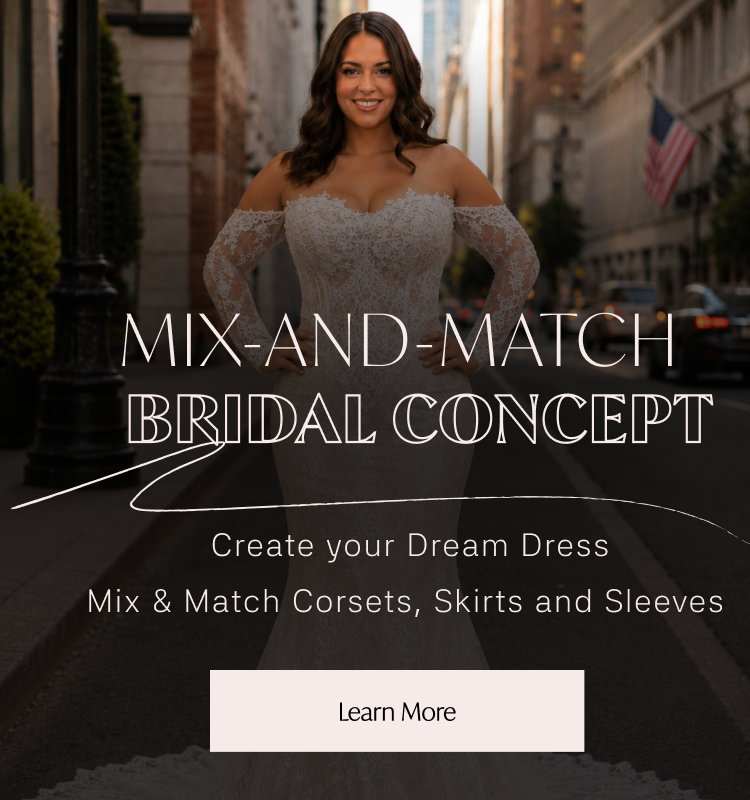 mix and match bridal concept